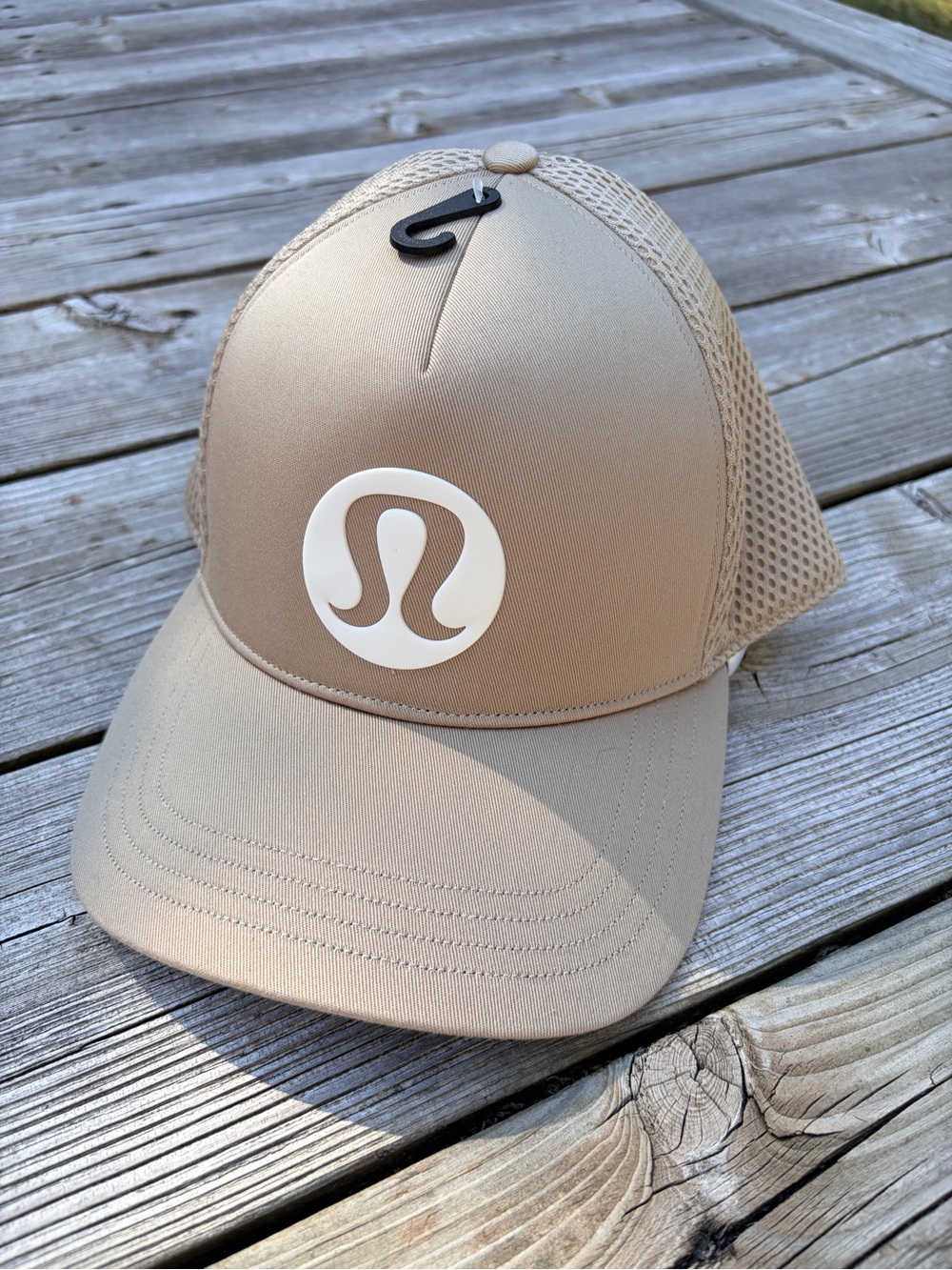 lululemon athletica Oak/Light Ivory Mesh Trucker Hat with Logo